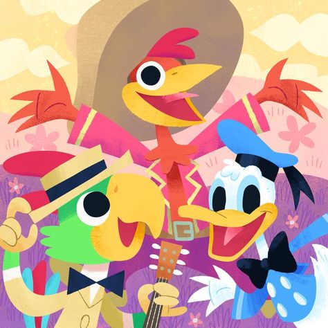 @Disney : 75 years and still looking snappy! Happy 75th Anniversary to The Three Caballeros! https://t.co/1iDuKgOo8T February 03 2020 at 12:00PM Jose X Panchito, Disney+ App Icon, Disney Birds, The Three Caballeros, Happy 75th Birthday, Disney App, Three Caballeros, Duck Pins, Cartoon Video Games