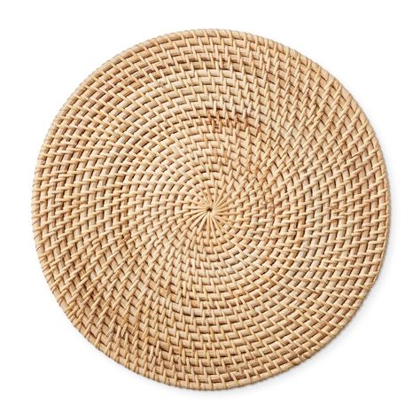 Light Woven Charger | Williams Sonoma Woven Charger, Rattan Charger, Spring Table Settings, Al Fresco Dinner, Rose Williams, Woven Placemats, Spring Table, Lombok, Williams Sonoma