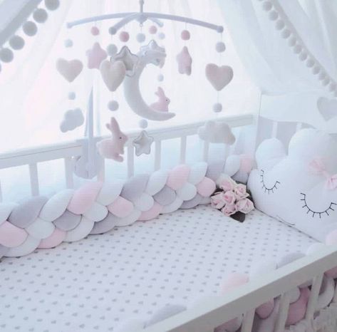 Baby Cot Bumper, Baby Cot Bedding, Baby Room Organization, Baby Room Neutral, Baby Boy Room Decor, Girl Nursery Room