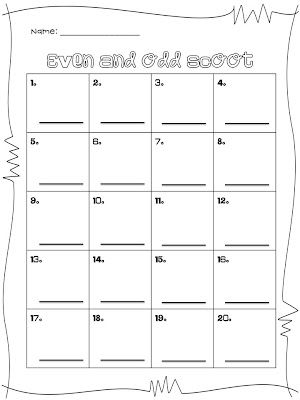 Odd And Even Games, Even And Odd Numbers, January Math, Math Expressions, Math Rotations, Math Operations, Math Place Value, Math Number Sense, Math Interactive Notebook