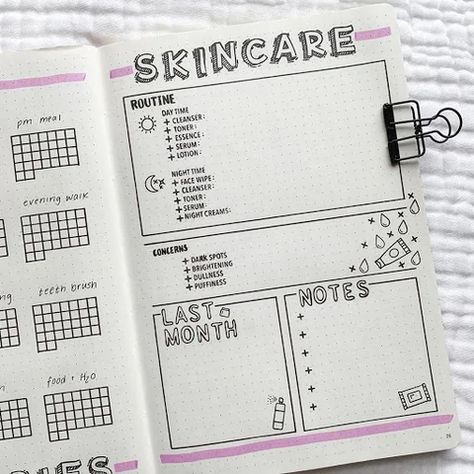 A Diary Ideas, Daily Notebook Ideas, Daily Planning Ideas, Planner Inspo Aesthetic, Planner Ideas Aesthetic, Daily Journal Ideas, Journal Habit Tracker Ideas, Bullet Journal Habit Tracker Ideas, Daily Planner Ideas