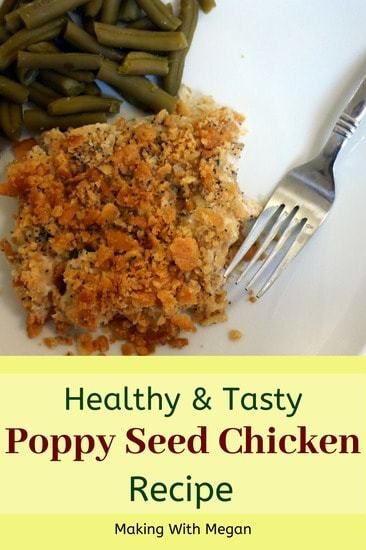 Poppy Seed Chicken Recipe, Chicken Recipe Low Carb, Super Easy Casseroles, Poppy Seed Chicken Casserole, Poppy Seed Chicken, Recipe Low Carb, Super Easy Dinner, Healthy Chicken Recipes Easy, 500 Calories