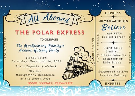 Polar express christmas party