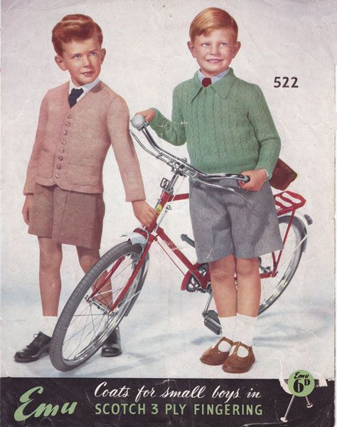 1950 children's fashion 1950s Boys Fashion, 1950s Boys, 1950s Kids, Childrens Fashion Boys, Ladies Knitting Patterns, Preteen Clothing, Period Pieces, 1950 Fashion, Retro 2