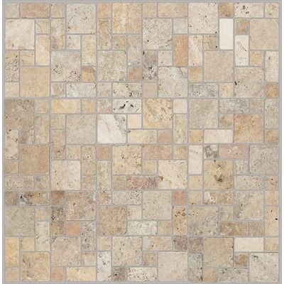 Satori Countryside 12-in x 12-in Multi-finish Natural Stone Travertine Uniform Squares and Wall Tile (0.98-sq. ft/ Piece) in the Tile department at Lowes.com