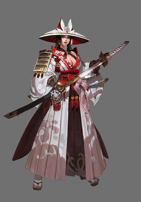 ArtStation - Artist of FEVERCELL : drawma, fevercell studio Sakura Samurai, Samurai Concept, Samurai Clothing, Japanese Art Modern, Female Samurai, Chinese Warrior, Samurai Artwork, Twitter Link, Shadow Warrior