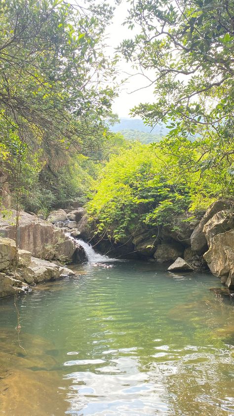 Hidden Waterfall, Nail Colour, Nature Aesthetic, Painting Photos, Natural Wonders, Mother Nature, Beautiful Nature, Oasis, Watercolor Art