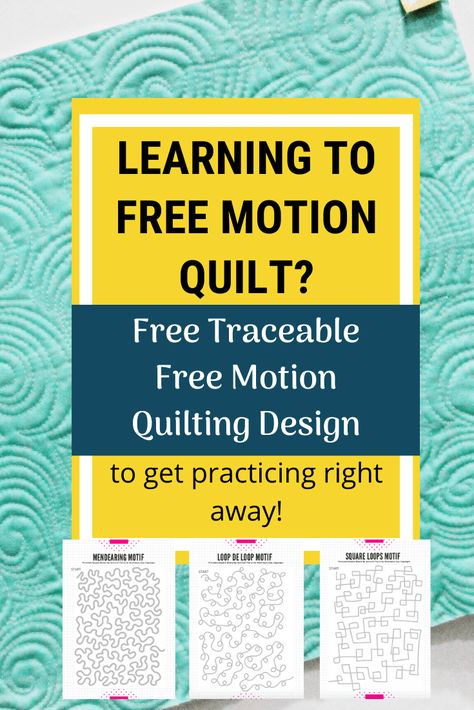 free motion quilting for beginners starts with doodling Easy All Over Free Motion Quilting Designs, Mushroom Quilt Patterns Free, How To Free Motion Quilt For Beginners, Free Motion Quilting Mushroom, Easy Free Motion Quilting Designs, Leah Day Free Motion Quilting, Modern Quilting Designs, Machine Quilting Patterns, Straight Line Quilting