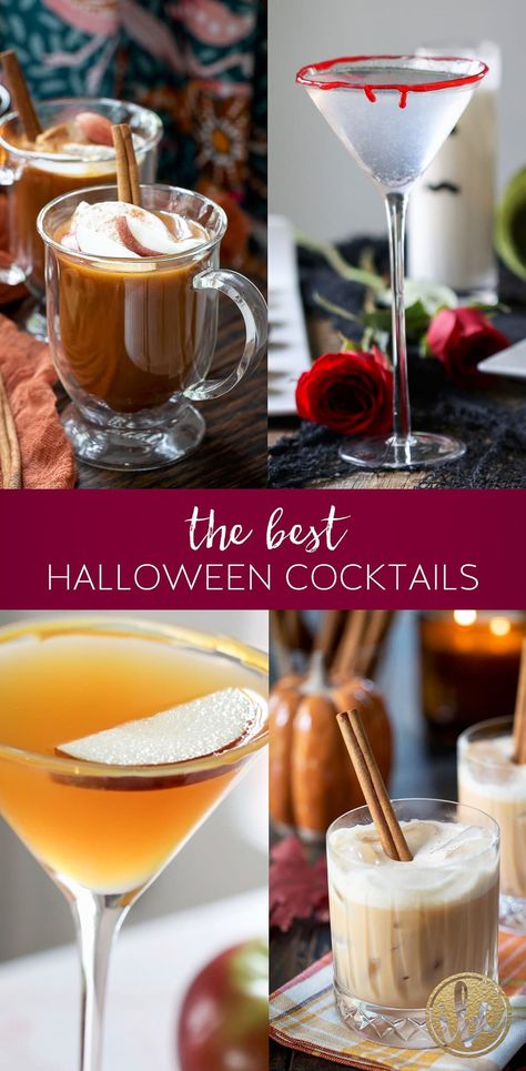 Pumpkin Cheerios, Cocktails For Fall, Cheerio Treats, Fall Cocktail Recipes, Halloween Food Snacks, Caramel Pears, Apple Cocktail, Best Cocktails, Halloween Cocktail