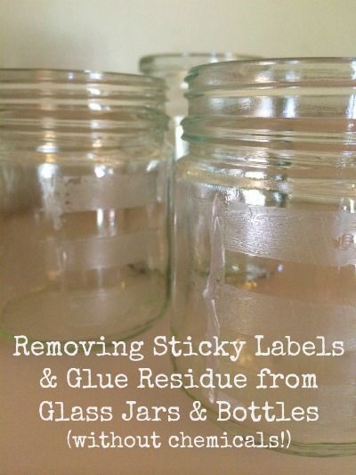 Removing Sticky Labels and Glue Residue from Jars | The Links Site Removing Sticky Labels, Remove Sticky Labels, How To Remove Glue, Skincare Secrets, Cleaning Painted Walls, Sticky Labels, Remove Labels, Glass Cooktop, Deep Cleaning Tips