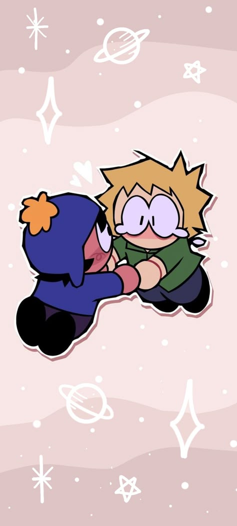 Artist: @Domny_y on Twitter!! Tweek And Craig Background, Craig Background, Craig And Tweek Wallpapers, Creek Wallpaper South Park, Tweek And Craig Wallpaper, South Park Wallpaper Aesthetic, Creek Background, Tweek And Craig South Park, South Park Background