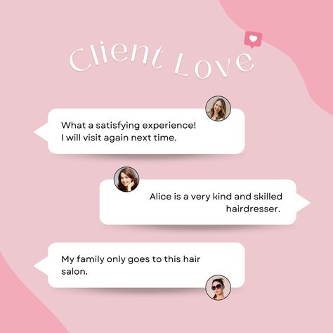 Pastel pink Instagram feed design | Canva social media template | Client review / testimonial | Client love | Client saying Social Media Review Post Design, Client Reviews Design Instagram, Client Review Post, Faq Post Design, Client Testimonials Design Instagram, Faq Design Layout Instagram, Social Media Fashion Posts, Client Reviews Design, Review Design Social Media