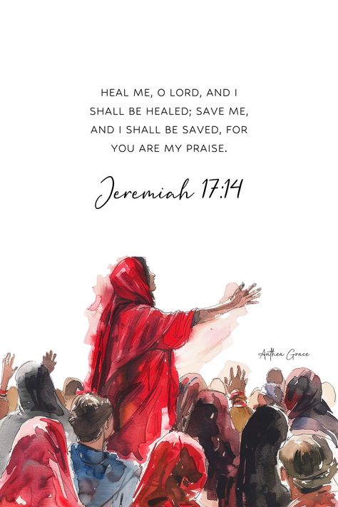 Anthea Grace (@anthea_grace) on X Jeremiah 17:14, Aw Tozer, God Power, Bible Verse Background, Jesus Artwork, Job Advice, Christ Quotes, Christian Verses, Bible Quotes Images