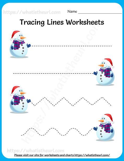 Line Tracing Worksheets(Christmas Theme) for Handwriting Practice Christmas Line Tracing Preschool, Gingerbread Man Preschool, Free Printable Christmas Worksheets, Preschool January, Christmas Printable Activities, Line Tracing Worksheets, Line Tracing, Writing Center Activities, Gingerbread Activities