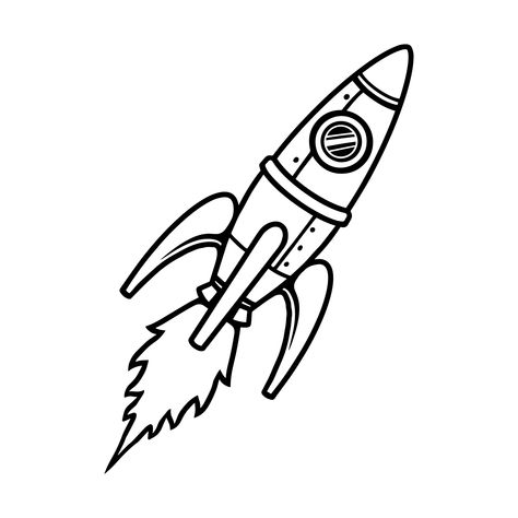 Traditional Rocket Tattoo, Space Rocket Tattoo, Rocket Tattoo Design, Rocket Sketch, Emoji Tattoo, Rocket Cartoon, Rocket Tattoo, Tattoo Salon, Rocket Space