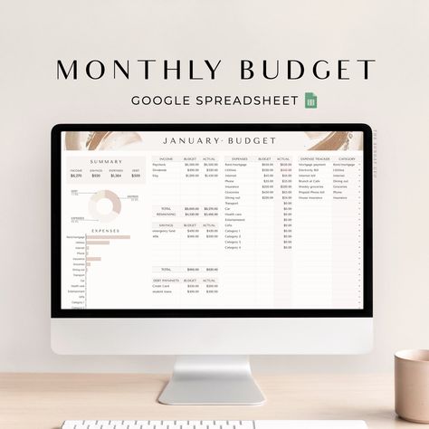 Monthly Budget Spreadsheet | GOOGLE SHEETS | financial planner Template, budget dashboard plannerbrand #plannerpageideas Financial Budget Spreadsheet, Financial Planner Template, Monthly Budget Excel, Budget Template Excel Free, Budget Dashboard, Budget Spreadsheet Template, Excel Spreadsheets Templates, Budget Template Free, Weekly Budget Planner