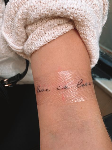 Love Is Love Tattoo Ideas, Lgbtq Ally Tattoo Ideas, Equality Tattoo Ideas, Love Is Love Tattoo Pride, Gay Tattoo For Women, Queer Tattoos For Women, Wlw Tattoo Ideas, Love Is Love Tattoo, Lgbtq Tattoos Ideas