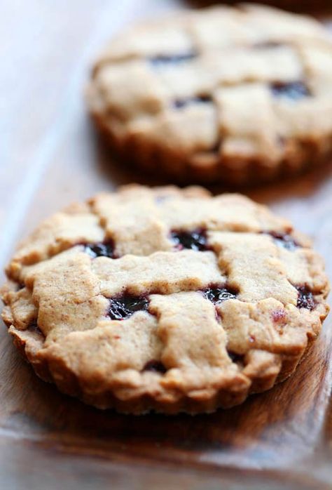 Linzer Torte - (aka Jam Biscuits in honor of the Royal Wedding!) | ZoëBakes | eat dessert first Linzer Torte Recipe, Crazy Recipes, Jam Biscuits, Zoe Bakes, Baked Cakes, Hazelnut Cookies, Torte Recipe, Jam Cookies, The Royal Wedding