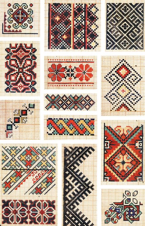 Slavic Cross Stitch, Funny Situations, Armband Tattoos, Cross Stitch Geometric, Pola Kristik, Cross Stitch Borders, Folk Embroidery, Bead Loom Patterns, 자수 디자인