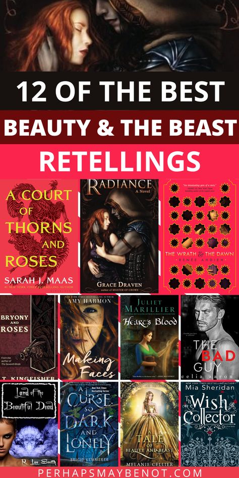 The tale as old as time gets a modern twist! Check out 12 of the Best Beauty and the Beast Retellings - perfect for fans of fairy tale retellings and books! Retellings Books, Fairytale Books For Adults, Of Beast And Beauty Book, Beauty And The Beast Book, Fairy Tale Retelling Books, Fairy Tales Retelling Books, Beauty And The Beast Story Book, Beauty And The Beast Retelling, Beauty And The Beast Retelling Books