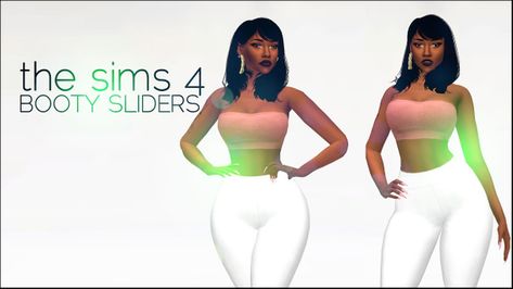 Sims 4 Booty + Breast & Posture Slider's (RE-UPLOAD) Sims 4 Body Sliders, Black Cinema, Cc Packs, Sims 4 Cc Eyes, San Myshuno, Cc Sims4, The Sims 4 Skin, Sims 4 Anime, The Sims 4 Packs