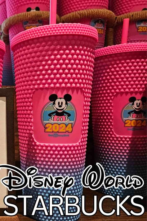 You will find a lot more than your traditional drink favorites at Disney's Starbucks! Take a look at the Disney Starbucks Merchandise you will find there. Starbucks Merchandise, Starbucks Locations, Disney Starbucks, Starbucks Mugs, Disney Park, Starbucks Tumbler, Disney Springs, Disney Cruise Line, Disney Merchandise