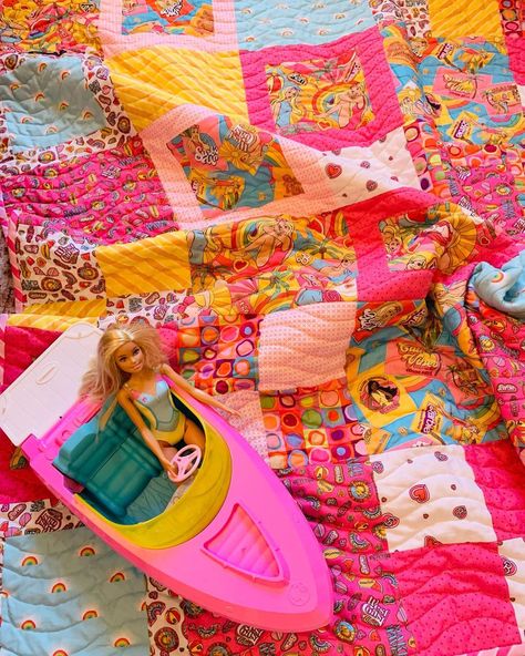 Barbie Quilt Ideas, Barbie Quilt, House Quilts, Barbie House, Girl Needs, Quilt Kit, Barbie Girl, Safe Place, Quilt Shop