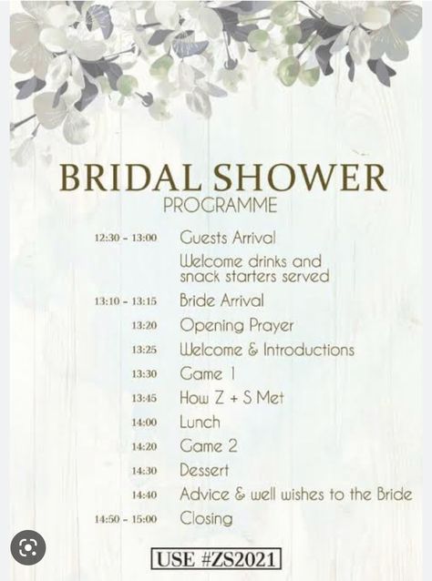 Bridal Shower Program, Christian Bridal Shower Ideas, Bridal Shower Checklist, Pearl Bridal Shower, Bridal Party Games, Simple Bridal Shower, Couples Bridal Shower, Couple Wedding Shower, Bridal Shower Activities