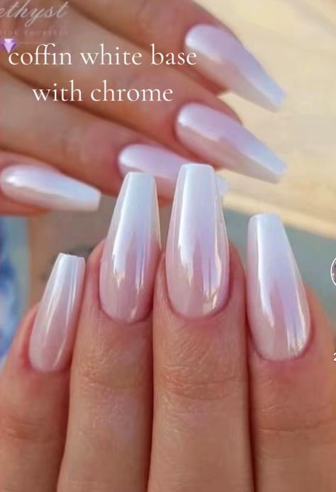 White Fade Nails, Fade Nails, Faded Nails, Classy Acrylic, Pink Ombre Nails, Nail Colour, Coffin Shape, Classy Acrylic Nails, Neutral Nails