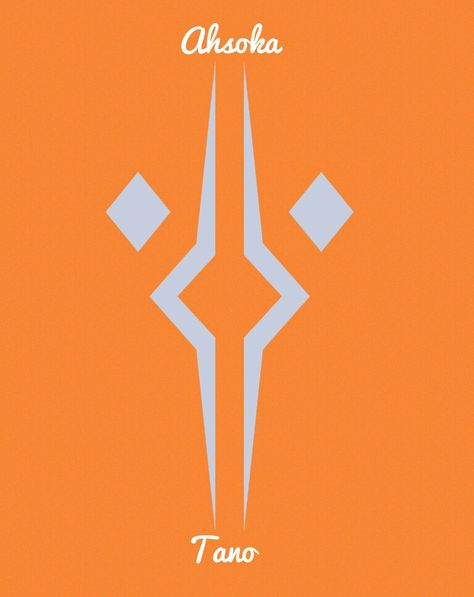 Ahsoka Tano Ashoka Tano Tattoo Ideas, Ahsoka Tano Tattoo Ideas, Ahsoka Tano Tattoo Minimalist, Ahsoka Tano Nails, Ahsoka Tano Symbol, Ahsoka Fulcrum, Ahsoka Tano Tattoo, Ahsoka Tano And Anakin, Fulcrum Symbol