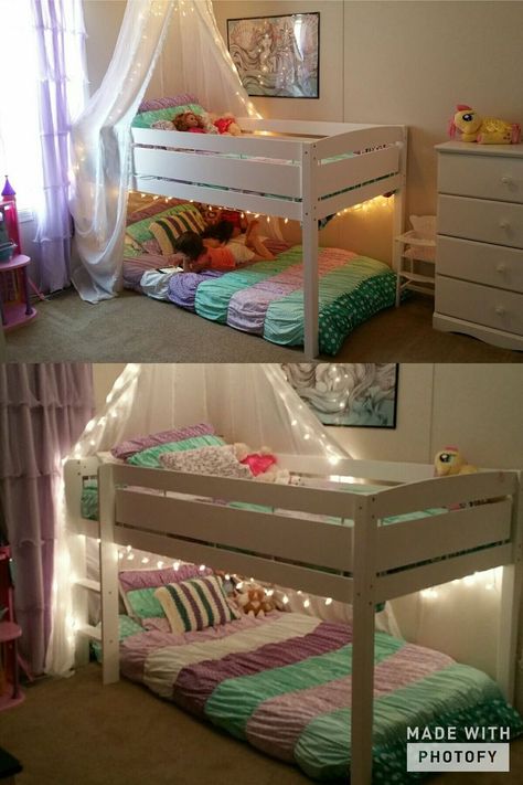 Mermaid Themed Bedroom, Mermaid Decor Bedroom, Kura Bed, Mermaid Room, Themes Ideas, Top Bunk, Princess Room, Kids Bunk Beds, Toddler Bedrooms