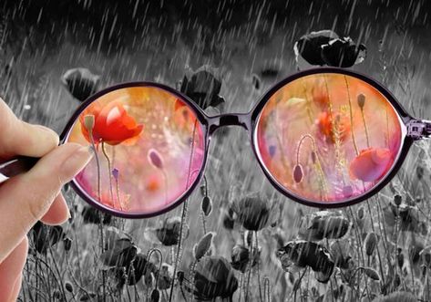 Change the Lens Through Which You View the World Glasses Tattoo, A Level Art Sketchbook, Tinted Glasses, Rose Colored Glasses, New Glasses, Ap Art, Anne Of Green Gables, Rose Color, Crystal Ball