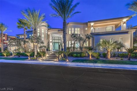 1493 Foothills Village Drive, Henderson, NV 89012 (MLS # 2383859) - Luxury Homes Las Vegas Newport Beach House, Beach Houses For Sale, Las Vegas Luxury, Built In Bbq, Luxury Amenities, Henderson Nv, Modern Mansion, Mansions Homes, Saltwater Pool