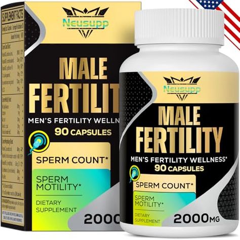 Fertility Supplements for Men, Male Prenatal Vitamins -Optimal Sperm Count, Motility and Strength, 2000MG Mens Fertility Supplements with Maca Root, Zin & Folate and B6 B12 for Conception -90 Capsules Sperm Health, Supplements For Men, Fertility Supplements, Educational Robots, Sperm Count, Male Fertility, Maca Root, Prenatal Vitamins, Reproductive Health