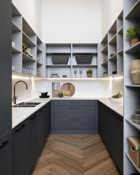 The Top 38 Butler Pantry Ideas Butlers Pantry Ideas, Kitchen Butlers Pantry, Pantry Room, Butler’s Pantry, Kabinet Dapur, Diy Kitchen Renovation, Kitchen Pantry Design, Butlers Pantry, Pantry Ideas