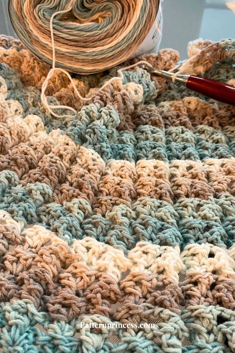 Simple Squishy Crochet Bulky Throw Blanket Pattern Burnet Blanket Yarn Patterns, Squishy Crochet Blanket Pattern, Chunky Crochet Blanket Stitches, 2 Strand Crochet Blanket, Crochet Bulky Yarn Blanket Free Pattern, Crochet Blanket With Bulky Yarn, Crochet Blanket Multi Color Yarn, Crochet Afghan Patterns For Super Bulky Yarn, Multi Strand Crochet Patterns