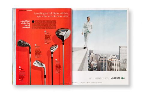 ‘Golf Digest’ — Pentagram Magazine Layout Inspiration, Sport Magazine, Beach Selfie, Golf Magazine, Golf Digest, Sports Books, Magazine Layout Design, Title Sequence, Sketch Comedy