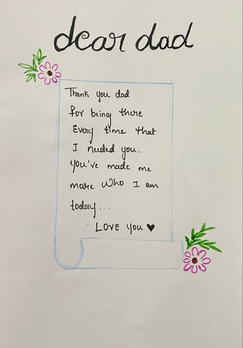 Write a cute letter to your father on any occasion 😊☺️ Paragraph For Father, Letter For Father From Daughter, Letter For Dad From Daughter, Father’s Day Letter, Fathers Day Letter From Daughter, Letter To Father From Daughter, Letter To My Dad From Daughter, Letter To Dad From Daughter, Letter For Father