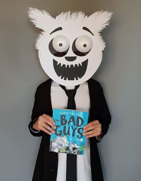 Bad Guys Wolf Costume, Book Week Costume Boys, Bad Guys Pumpkin Book Character, Bad Guys Book Character Costumes, The Bad Guys Costume, Bad Guys Book Week Costume, Bad Guys Costume, Diy Character Costumes, Bookweek Costumes