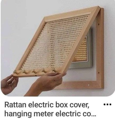 the Pallet Crafters& home decoration:Woodwork &Inspiratio | Facebook Electrical Box Cover Ideas Indoor, Electric Box Cover Up Ideas Indoor, Electrical Box Cover, Electric Box, Design Exterior, Diy Furniture Projects, Window Seat, Diy Home Crafts, Covered Boxes