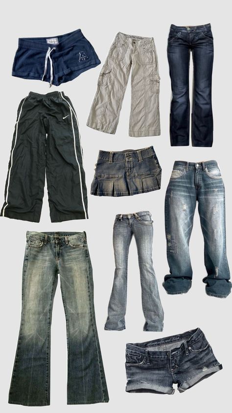 trousers #y2k #2000s Y2k 2000s, Trousers, Pins