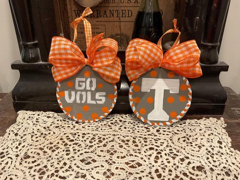 Volunteer Country, Go VOLS, collegiate football Christmas ornament, Tennessee VOLS, Vol nation, University of Tennessee, Christmas decor Vols Christmas Tree, Tennessee Ornament, Football Ornaments, Tennessee Vols Football, Tennessee Christmas, Football Christmas, Go Vols, Tennessee Vols, Tennessee Football