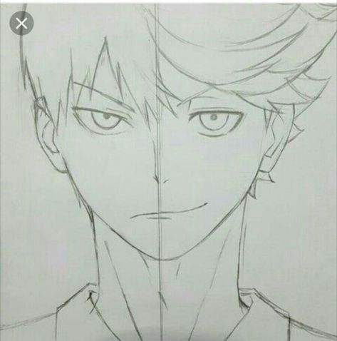 Haikyuu Drawing Kageyama, Hinata Drawing Haikyuu, Kageyama Tobio Drawing, Nishinoya Drawing, Oikawa Drawing, Oikawa And Hinata, Kageyama Drawing, Hinata Sketch, Drawing Haikyuu