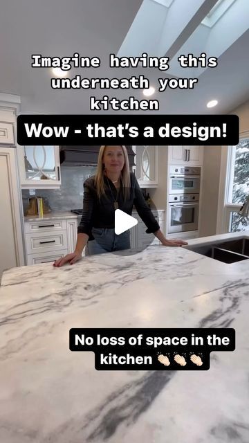 Judith Leary-Joyce | Retrofit Coach on Instagram: "Good design - making access to a cellar easy without losing space. #kitchen #kitchendesign #cellar #marble #worktop #design #interesting #unusual #instagram #reels" Unusual Kitchens, House Fixtures, Granny Flat Plans, Marble Worktop, Custom Wine Cellars, Home Building Tips, Space Kitchen, King Ranch, Granny Flat