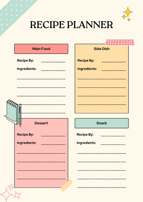 Looking an easy way to organize your recipes, meals and grocery shopping? I got you. Whether you're a busy professional, a student, or a stay-at-home parent our digital recipe planner is the perfect way to stay organized and make delicious meals with ease. Daily Food Log, Recipe Planner, Food Log, Recipe Template, Stay At Home Parents, Delicious Meals, I Got You, Stay Organized, Grocery Shopping