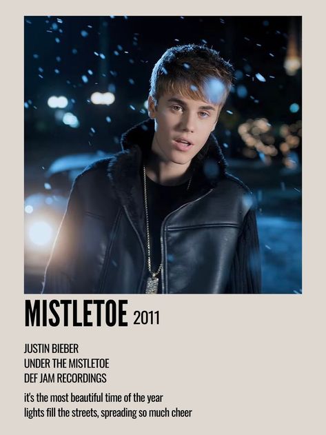 Polaroid Christmas, Justin Bieber Christmas, Justin Bieber Mistletoe, Christmas Songs Lyrics, Best Christmas Songs, Aesthetic Holiday, Def Jam, I Love Justin Bieber, Love Justin Bieber