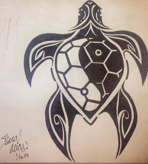 This yin/yang turtle tattoo was created as a "Ohana" cover up. Yin Yang Turtle Tattoo, New Zealand Tattoo Ideas, Tattoo For Back, Hawaiian Turtle Tattoos, Flashes Tattoo, Yin Yang Images, Turtle Tattoo Ideas, Native Patterns, Awesome Tattoo Ideas