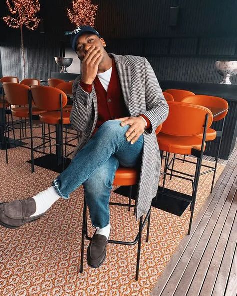 Preppy College Style, Capsule Style, Preppy College, Checkered Blazer, Grandpa Style, Modern Mens Fashion, Winter Outfits Aesthetic, My Guy, Jeans And Converse