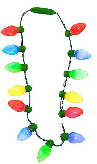 Retro Christmas Lights, Teen Christmas Party, Christmas Light Necklace, Family Christmas Party Games, Christmas Tree Light Bulbs, Xmas Games, Light Necklace, Fun Christmas Party Games, Family Christmas Party