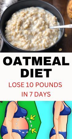 Oatmeal Diet Plan, Oatmeal Diet, Fruit Lunch, Best Fat Burning Foods, Makanan Diet, Lose 10 Pounds, Diet Challenge, Losing 10 Pounds, How To Eat Less